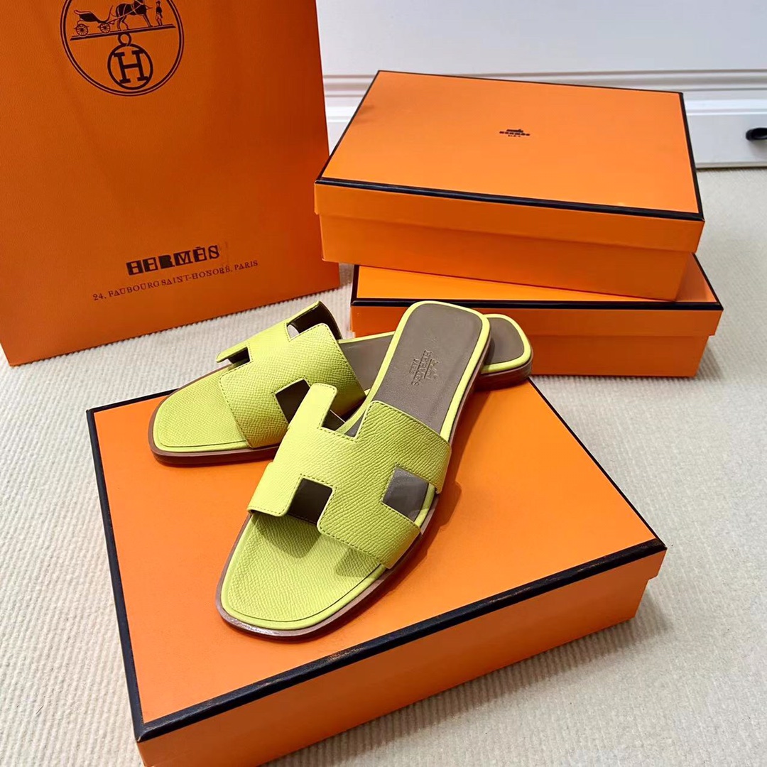 에르메스 올수공 오란 슬리퍼 샌들 앱송 33